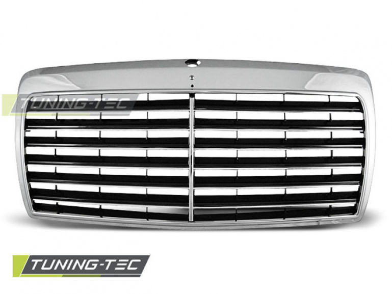 Upgrade Sportgrill / Kühlergrill für Mercedes Benz E-Klasse W124 85-93 chrom